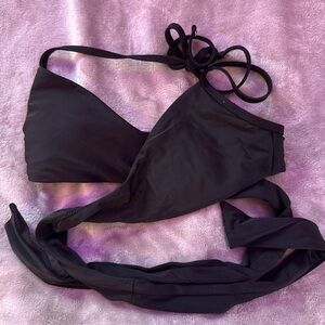 Aerie Black Bikini Top